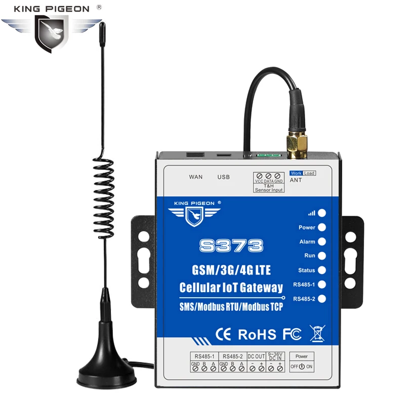 Modbus to MQTT шлюз для очистки сточных вод поддерживает приложение облачный контроль