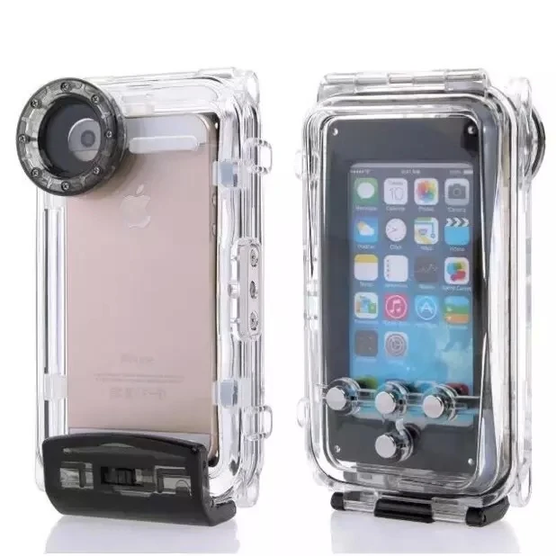 imágenes para 130FT submarino 40 M Buceo Impermeable para el iphone 6 Plus 6 SPlus 5.5 "Teléfono a prueba de agua Cubierta de la Bolsa de Vivienda para la Natación Deportes imágenes para 130FT submarino 40 M Buceo Impermeable para el iphone 6 Plus 6 SPlus 5.5 "Teléfono a prueba de agua Cubierta de la Bolsa de Vivienda para la Natación Deportes