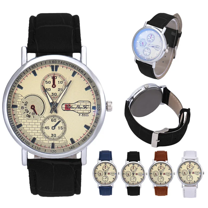 Men Watches Top Brand Male Watch Unisex Leather Band Analog Quartz Business Wrist Watch Men's Fashion Watch clock M10 (4)