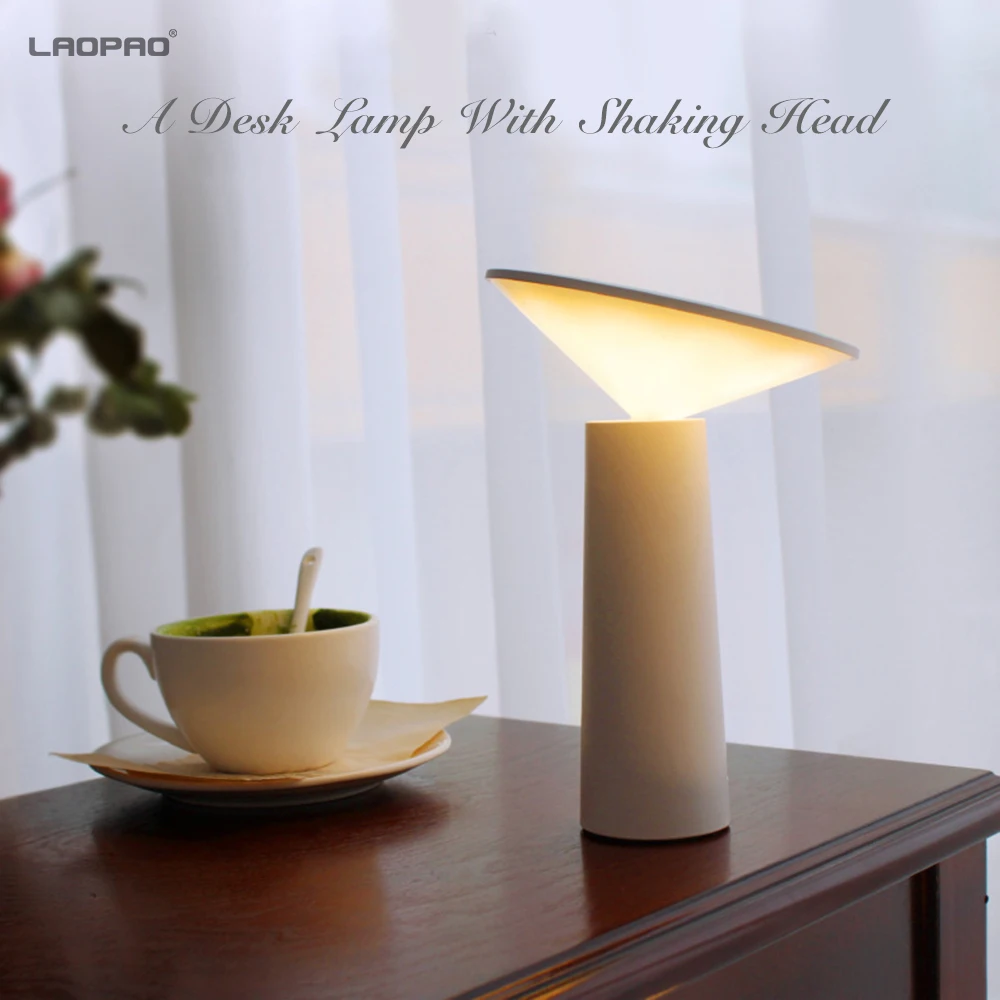 

KARRONG LED Desk Lamp with Shaking Head Style Light Eye Protect for Bedroom Decoration Read Gift Flexible Table Lamp Night Light