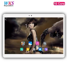 Sale Waywalkers H8 10 inch 10 core tablet PC Android 7.0 4G LTE RAM 4GB ROM 64GB 1920×1200 IPS GPS Bluetooth tablets free shipping