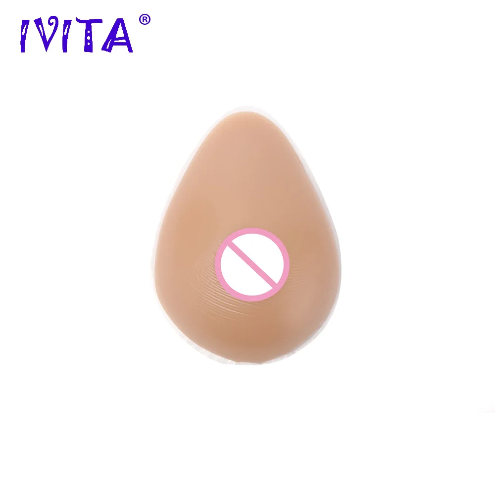 

IVITA Hot Sale Silicone Breast Forms One Suntan Fake Boobs False Breast For Crossdresser Postoperative Drag Queen Mastectomy