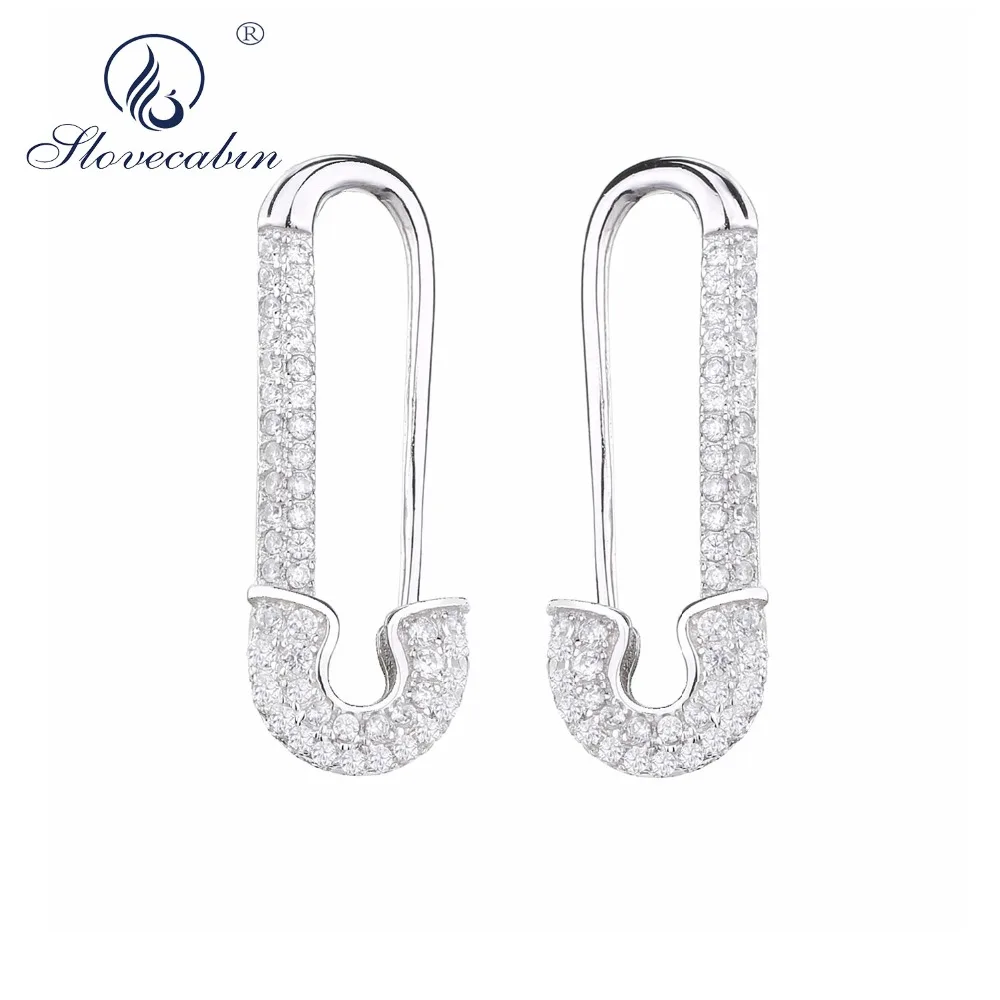 Простые Ювелирные изделия из серебра с фианитами, 925 пробы