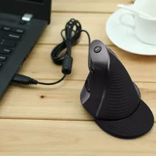 1200 DPI Plug & Play 6 Key Human Engineering USB Delux Wired M618 Laser Ergonomic Vertical Mouse For PC Computer Laptop Mouse