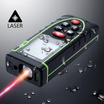 

40M Laser Distance Meter IP54 Digital Electronic Handheld Precision 1.5mm Rangefinder Tape Measure Portable Area/volume tool