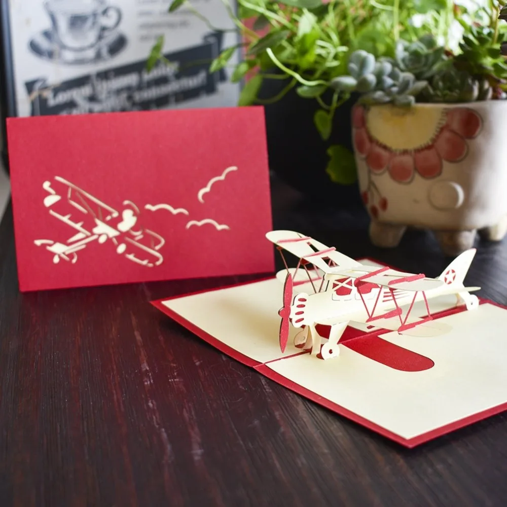 3D всплывающие карты открытка на день рождения для девочки дети жена муж день рождения торт поздравительные открытки подарки открытка с