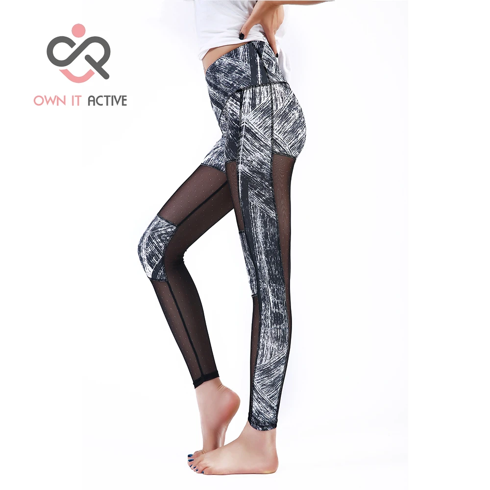 Workout Leggings With See Through Panels