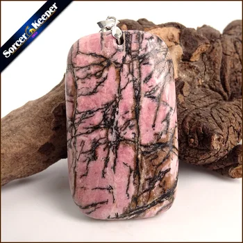 

Fashion Real Rhodonite Stone Pendant Natural Stone Cabochon Beads Diy Necklace Pendants Jewelry Making Gem Accessory ZS322