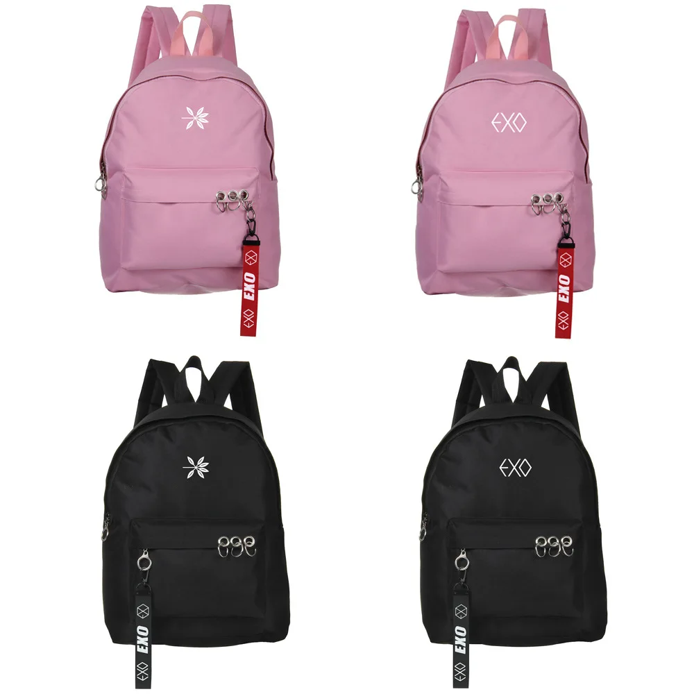 

New Harajuku Bag EXO Bigbang GD MADE TOP Backpacks for Teenage Girls Cute Canvas School Bag Pack Top-handle Rucksacks Sac A Dos