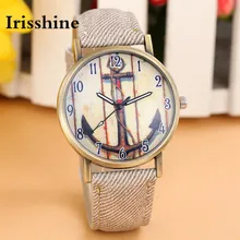 Z720 Casal presente Âncoras Retro Vogue Relógio De Pulso Unisex relógios de Luxo da marca Cowboy Pulseira De Couro Analógico Relógio de Quartzo por atacado
