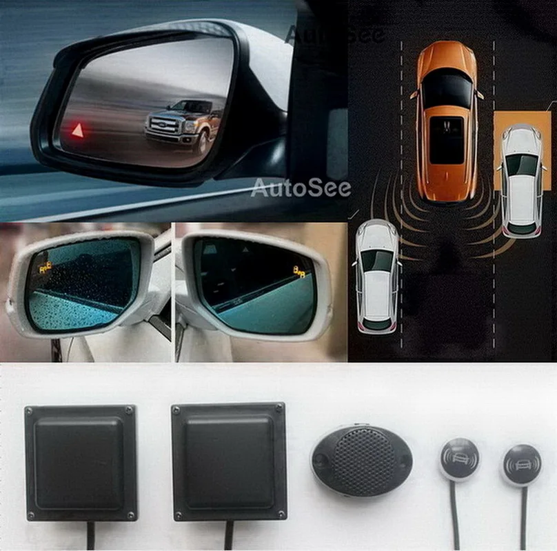 

for Hyundai i30 ix25 ix35 elantra santa fe Sonata tucson Verna BSD BSM blind spot Radar detection Sensor LCA Mirror light alarm