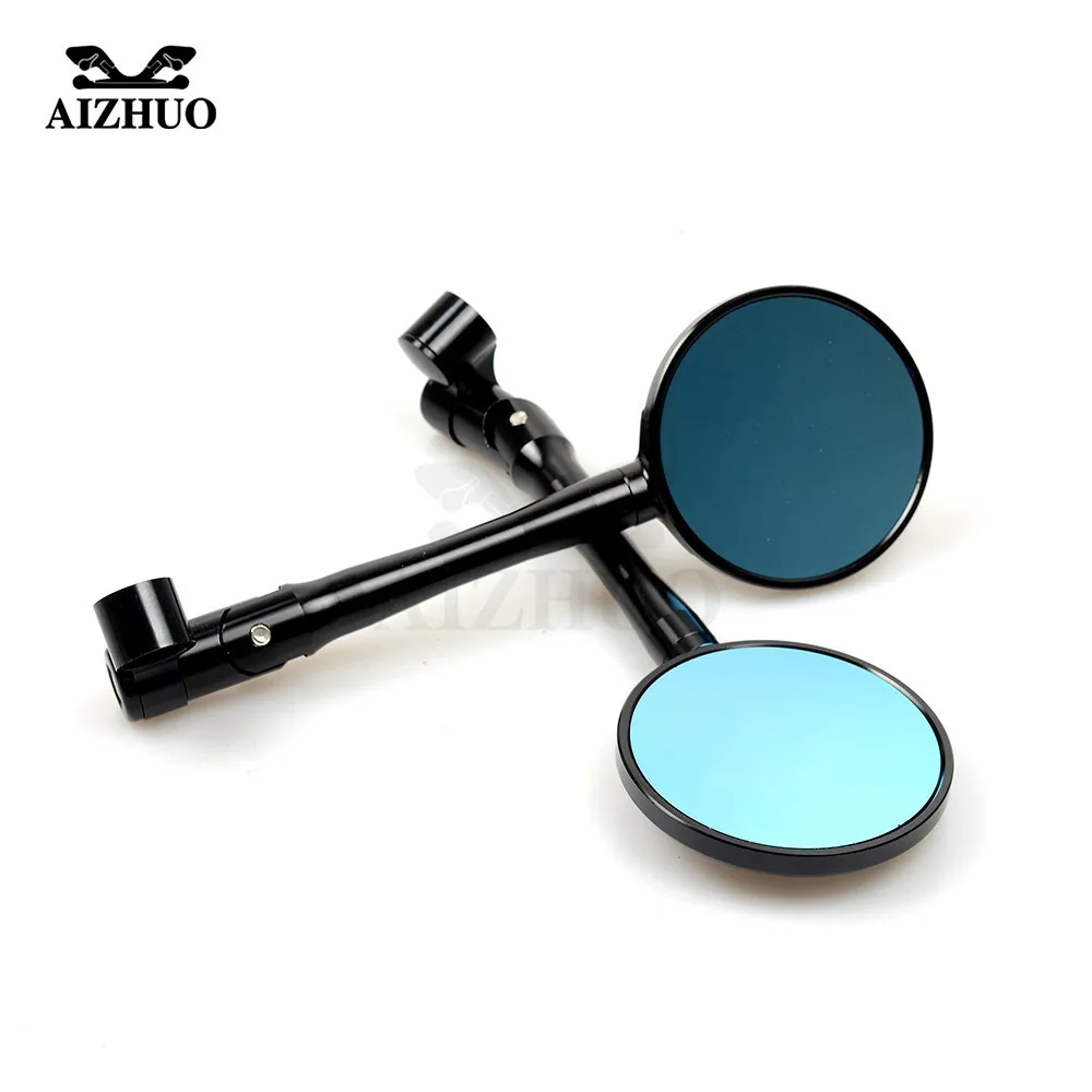 

Universal Motorcycle Rearview Mirror Motor motorbike CNC Aluminum Mirrors For BMW F800GS Suzuki GSR 750 Honda VTX 1800 Benelli