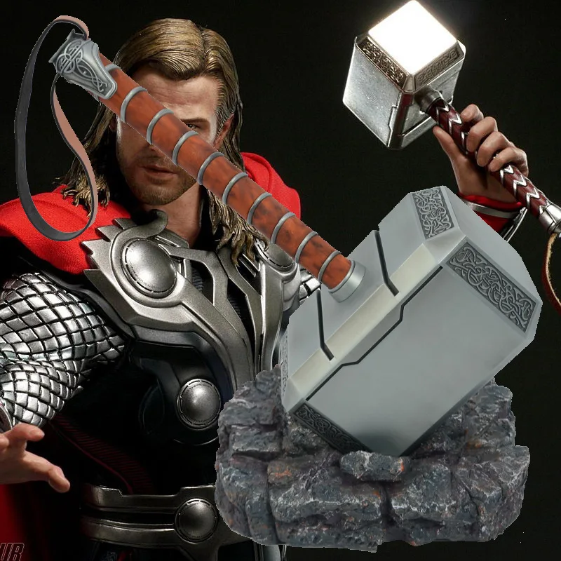 

Marvel Infinity War Super Hero Full Resin Cattoys 1:1 The Avengers Thor Hammer Weapons Cosplay Gifts