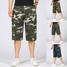 Мужская Новая крутая камуфляжная форма удобные уличные укороченные шорты Горячая Распродажа хлопковые повседневные короткие удобные карго шорты 6,25