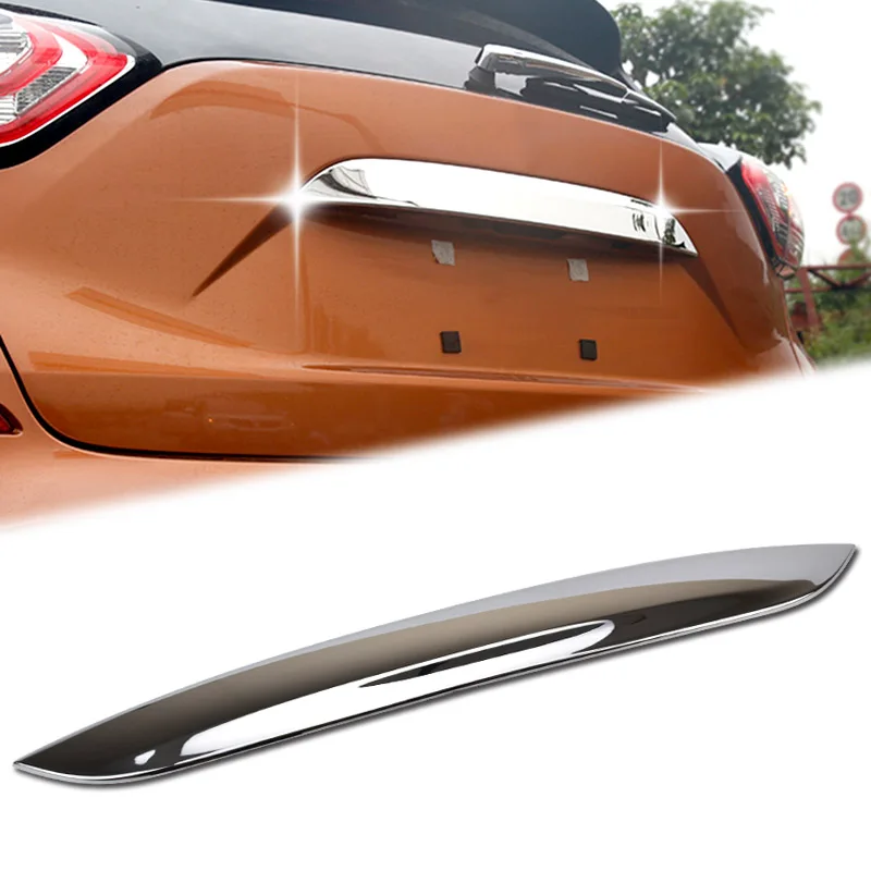 AX Chrome Rear Trunk Lid Boot Back Tailgate Door Cover Trim Molding