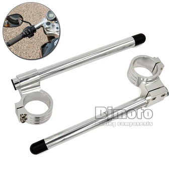 

Bjmoto Motorcycle Handbar Clip Ons Clipon CNC 33 35 37 41 43 45 46 48 50 51 53 54mm Riser handlebars Lift handle bar Fork Tube
