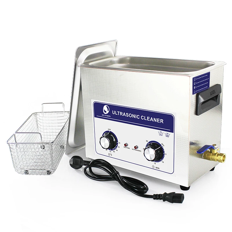 Discount Skymen 6l Ultrasonic bath 6L 6.5L Professional Stainless Steel Ultrasonic Cleaner Hospital Industrial Auto Engine Parts 5