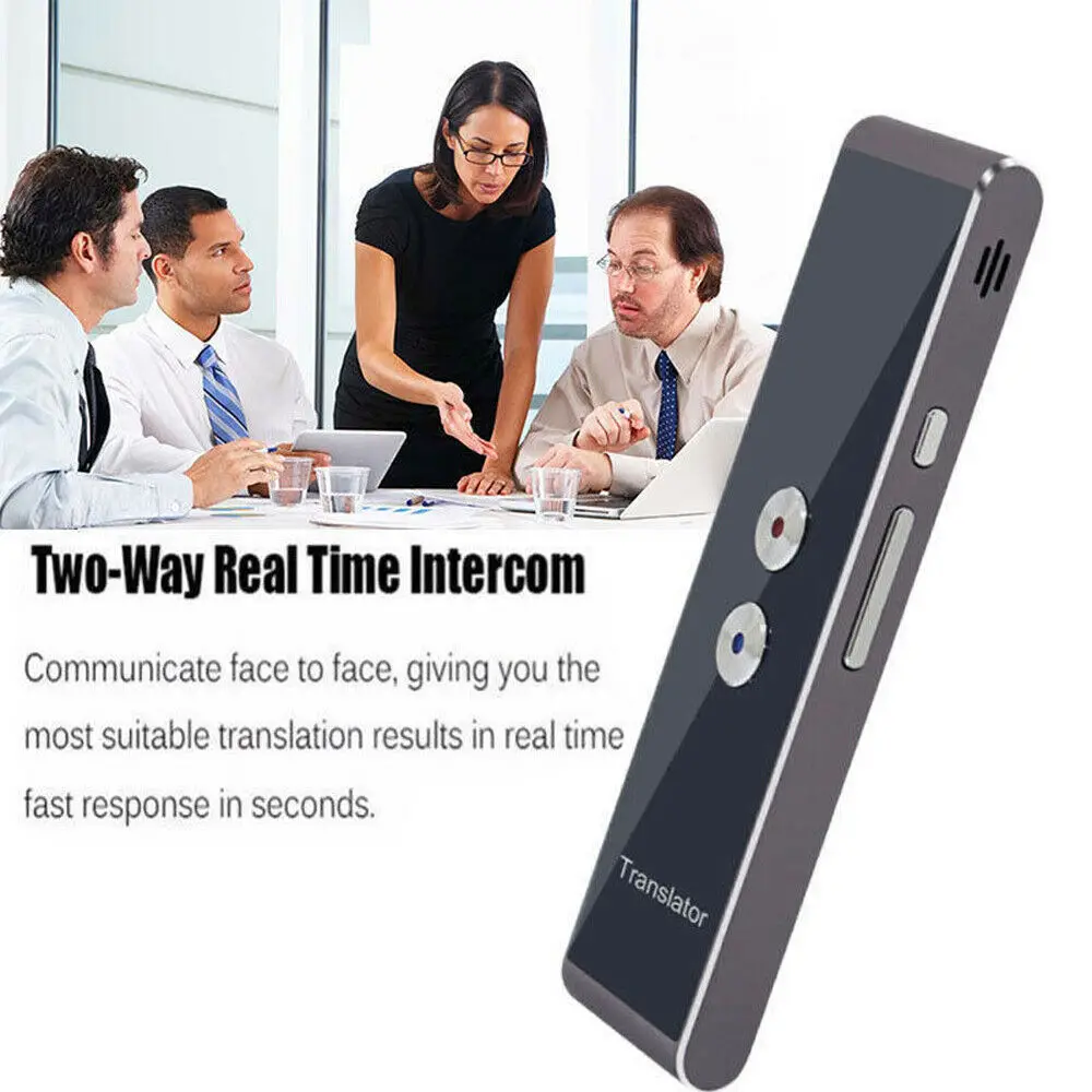 Smart Instant Voice Translator 40 Languages T8 Real Time Multi Languages Speech Interactive Translation Tool Bluetooth
