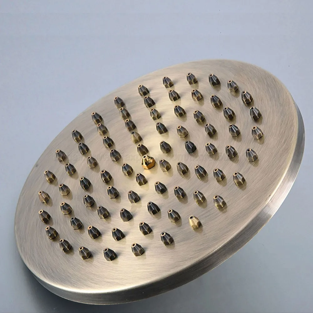 Antique Bronze Bathroom Rain Shower Head Rainfall 8 Inch Bath Shower Top Sprayer Rainfall Shower zsh254