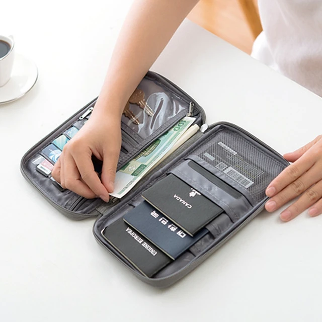 women family travel organiser passport wallets document holder rfid family travel organiser