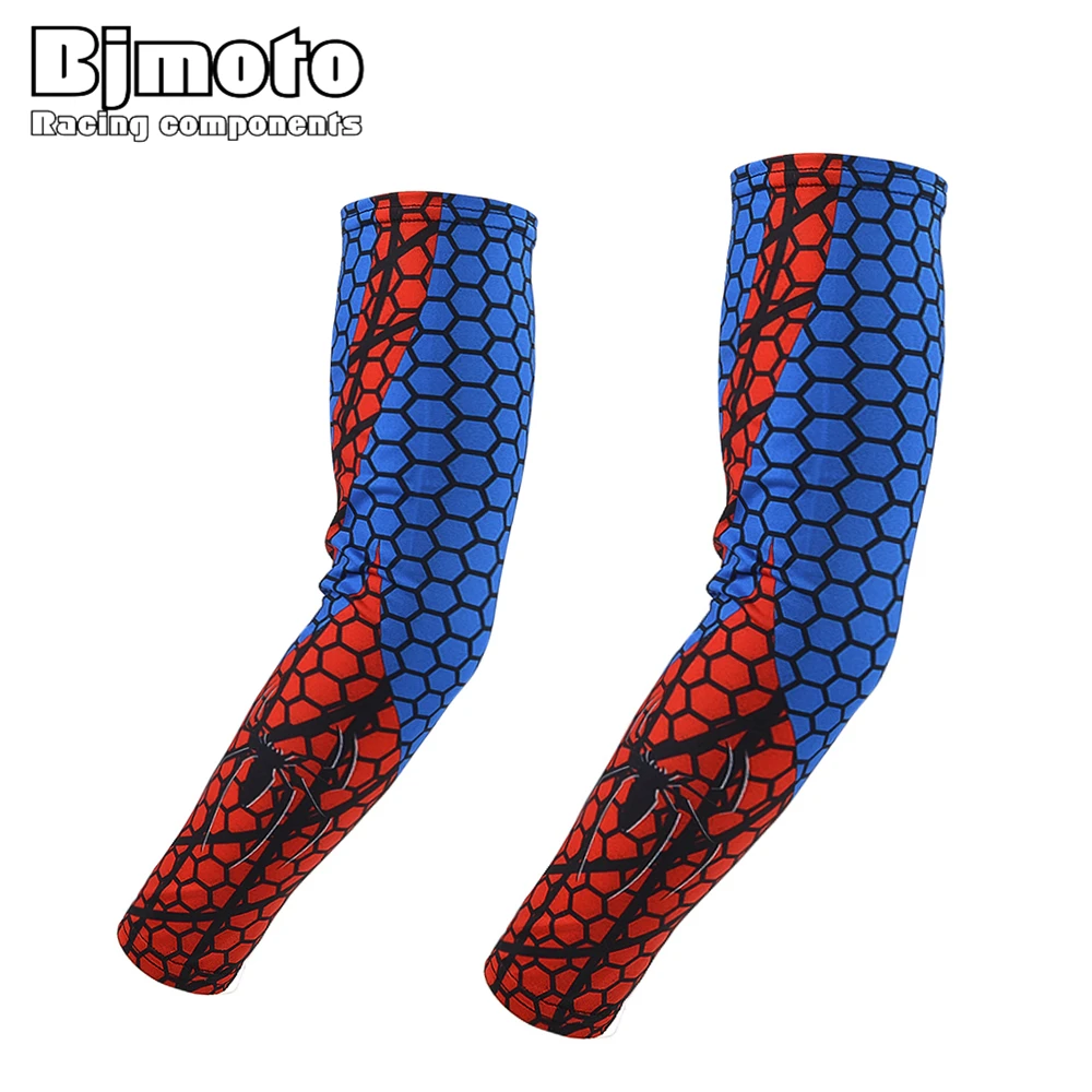 BJMOTO Pair Professional Spider  Arm Sleeves Armguards Sports