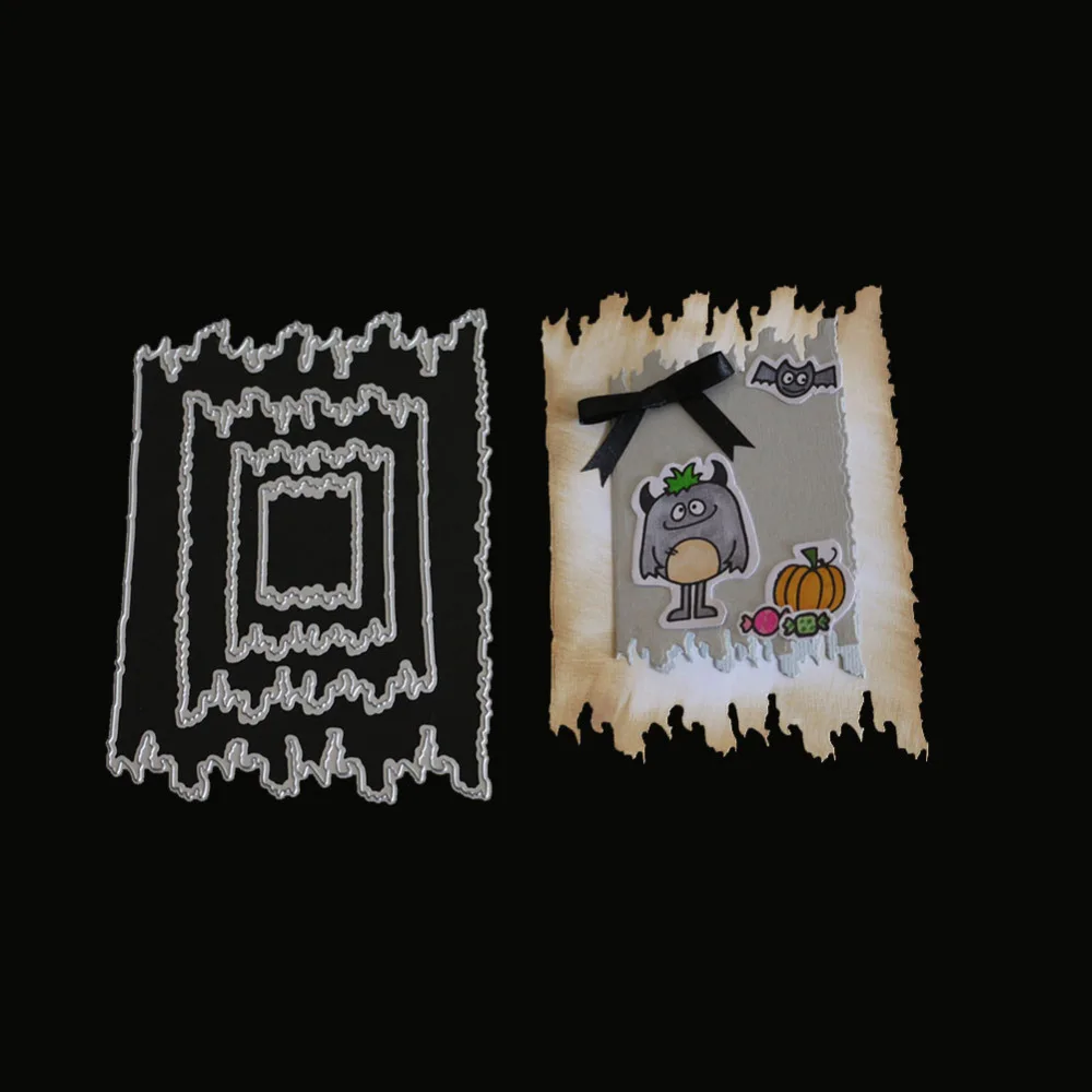 

Adv-one Irregular Frame Metal Cutting Die Stencils DIY Scrapbooking Die Cuts Greeting Card Decor Embossing Folder Cutting Dies