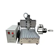 3 axis 4axis Mini CNC Milling Machine Ball Screw 800W Spindle CNC Router Engraver with Limit Switch for Metal Woodworking