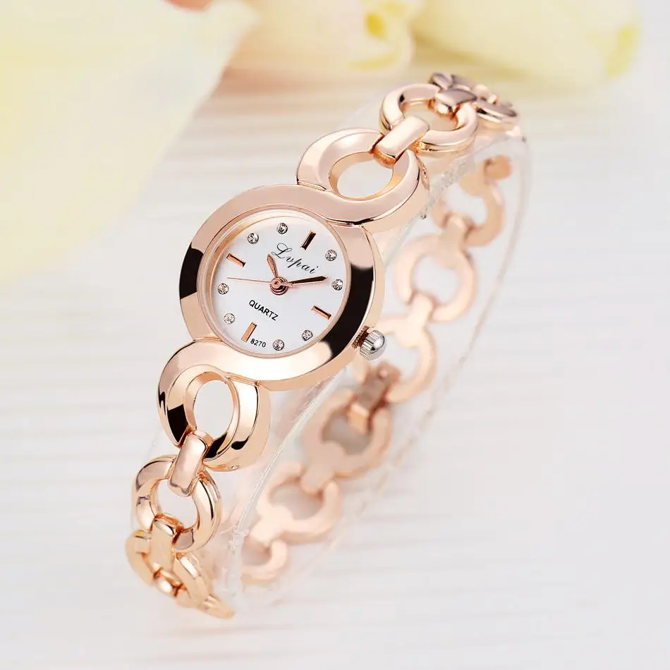 Новая мода горный хрусталь часы Для женщин Элитный бренд Нержавеющая сталь браслет женские часы кварцевые часы платье reloj mujer Часы