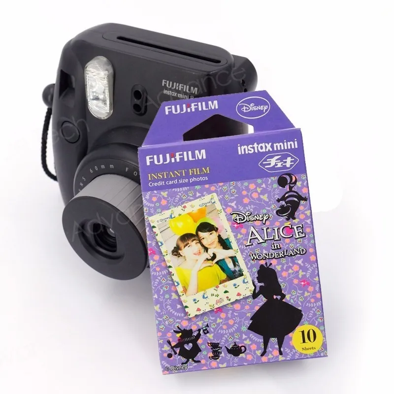 Подлинная Fuji Fujifilm Instax Mini Фильм Алиса фотобумага 10 шт. для 9 8 7s 50s 50i 90 25 dw поделиться SP-1 SP-2 мгновенной камеры