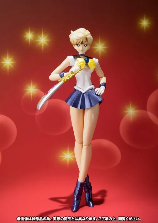 PrettyAngel-Подлинная Bandai S. H. Figuarts Pretty Guardian Sailor Moon 20th PVC Sailor Uranus фигурка