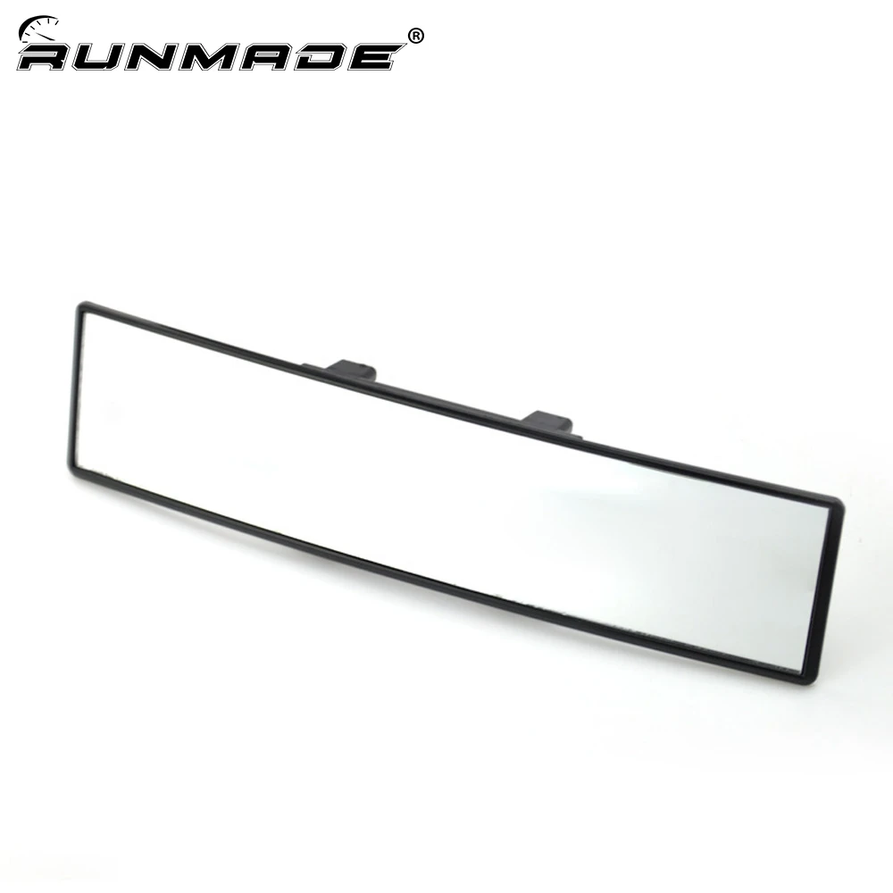 

runmade Universal 30cm Wide Convex Curve Interior Clip On Panoramic Rear View Mirror For Car SUV Van Truck Car Styling