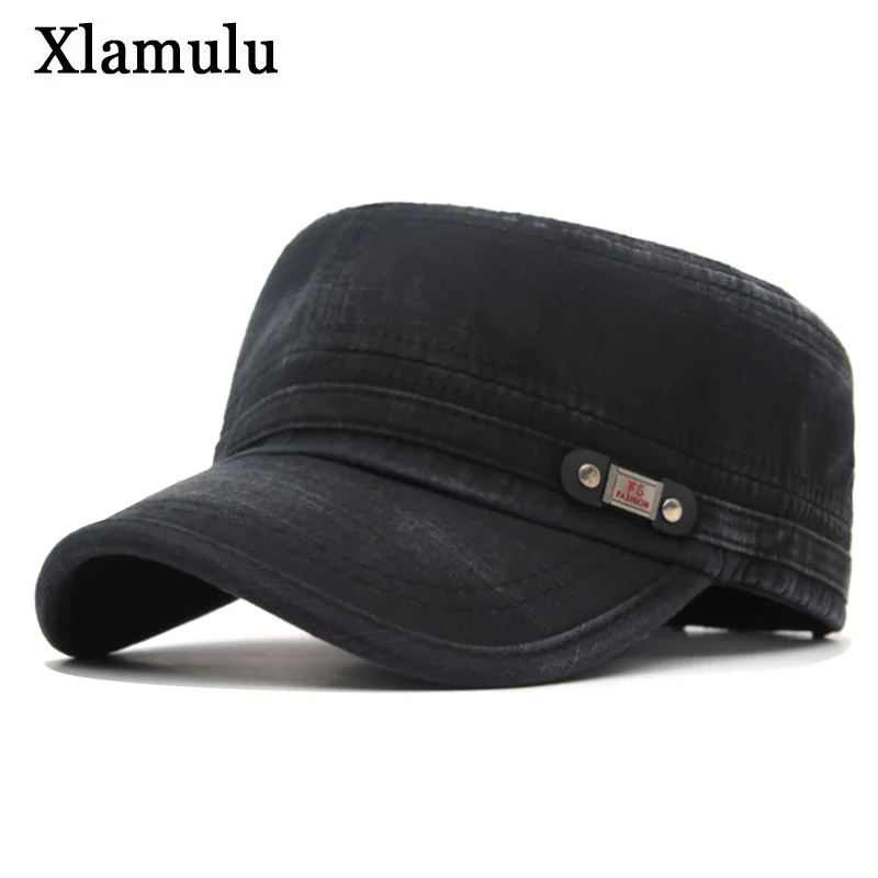 Xlamulu الأزياء العلامة التجارية الرجال قبعة بيسبول النساء Snapback قبعات خمر القبعات للرجال شقة Casquette العظام غسلها الجيش أبي الذكور القبعات
