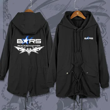 

Anime BLACK ROCK SHOOTER Cosplay Long Windbreaker Women Men Autumn Winter Costume Hooded Coat Zip Hoodie Wind jacket outercoat