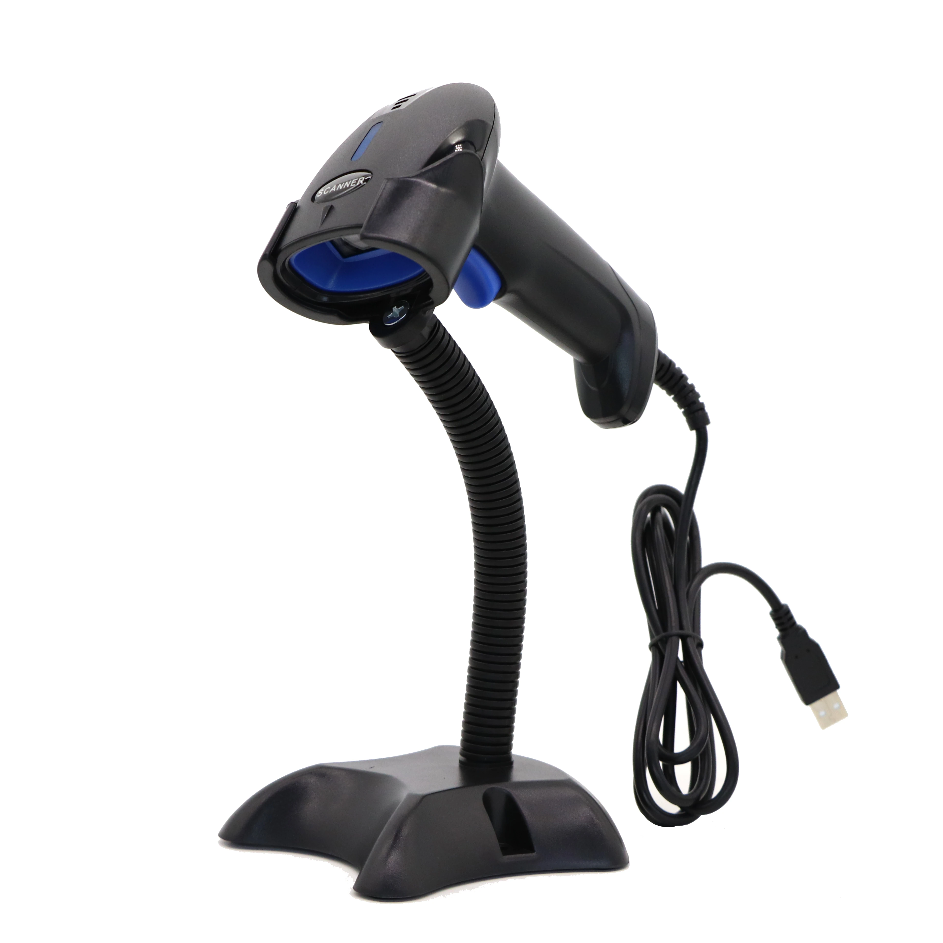 Портативный USB проводной считыватель штрих кода Plug and Play 1D CCD сканер с сканером