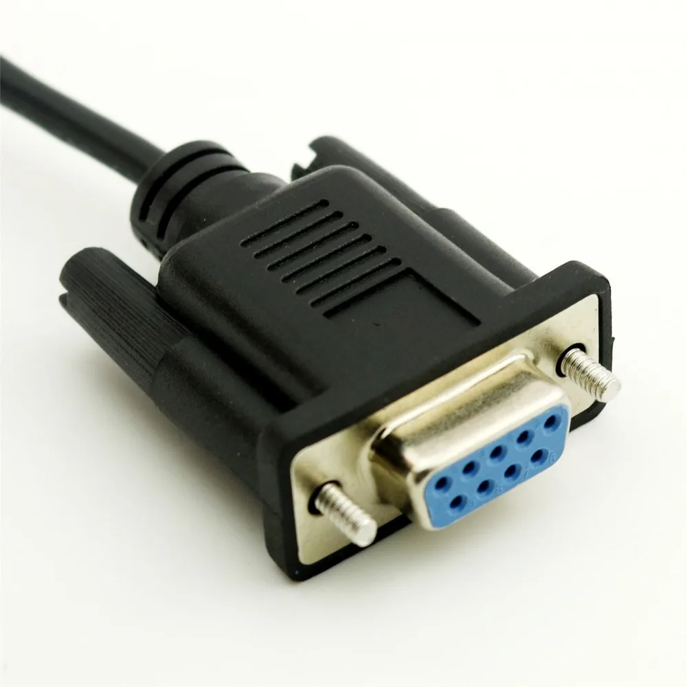 암-USB 2.0 A 암 직렬 케이블 어댑터 변환기, RS232 DB9, 8 인치, 25cm, 1 개