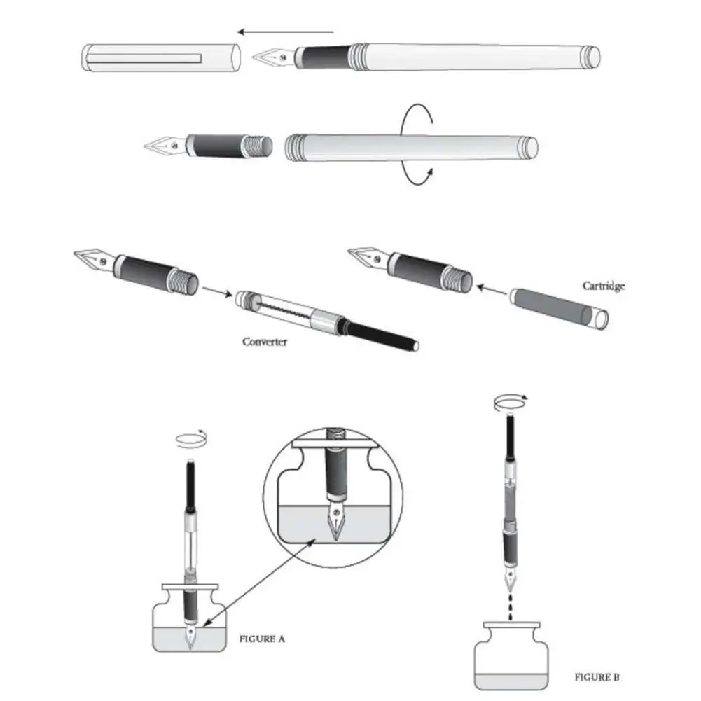Ручка перьевая JINHAO X450 металлическая иридиевая без пенала| |