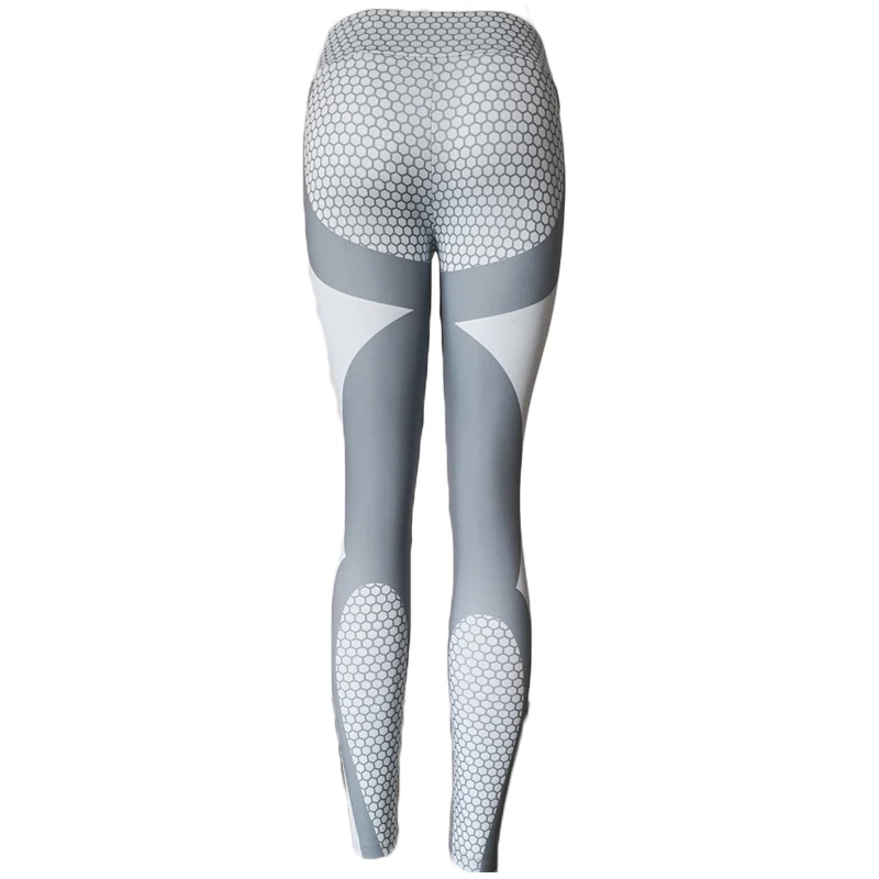 Slim fit серый спортивные модные Push Up женские леггинсы тренировка Леггинсы для женщин тонкий леггинсы полиэстер джеггинсы для узкие брюки