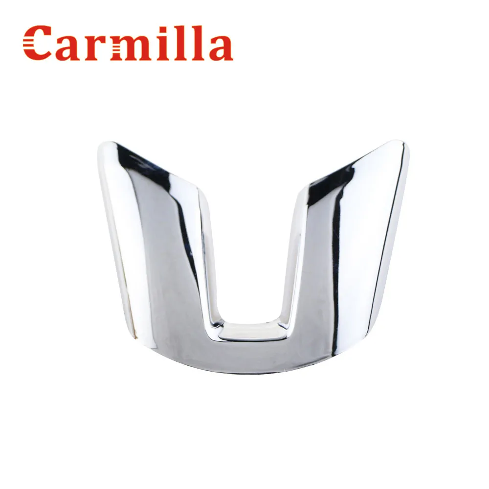 

Carmilla ABS Chrome Steering Wheel Decorative Trim Sticker Car Steering Wheel Sequins For Kia Sportage R 2012 2013 2014 2015