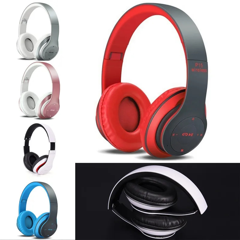

Sport Foldable Wireless Bluetooth 4.1 Headphone Headset With Mic AUX TF Card