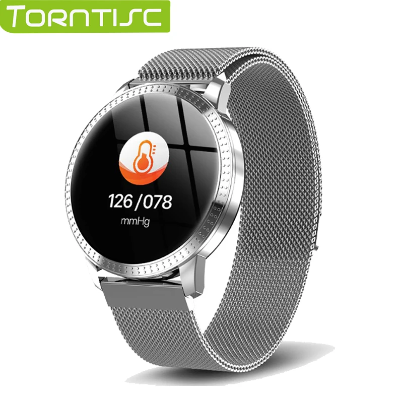 

Torntisc CF18 Fitness Bracelet Blood pressure monitoring Heart rate Smart Band Waterproof Motion Tracking Smart Watch women