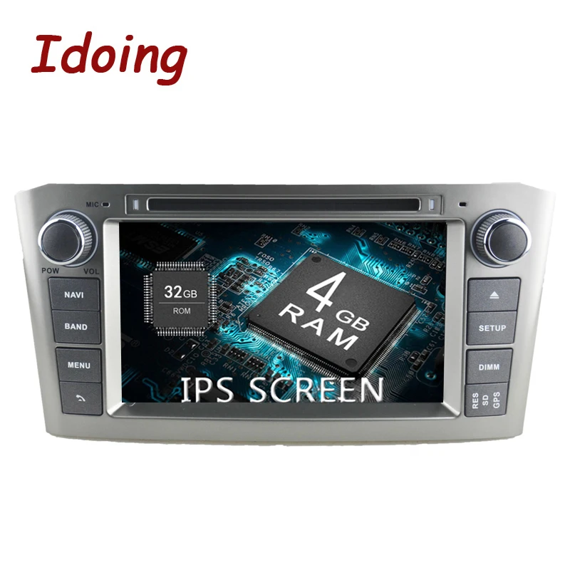 Idoing 7 2Din Android8 0 For Toyota Avensis 2003 2007 IPS Screen 4G 32G 8Core Steering