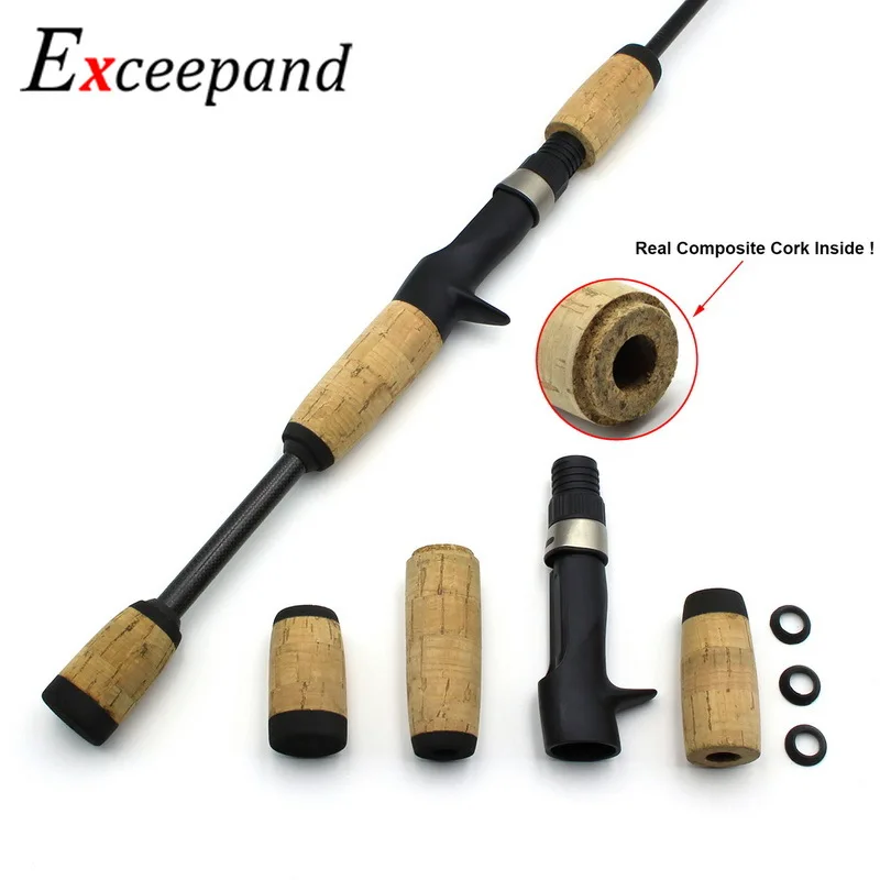 

Composite Cork Casting Fishing Rod Handle Rod Building or Repair Split Grip Kit