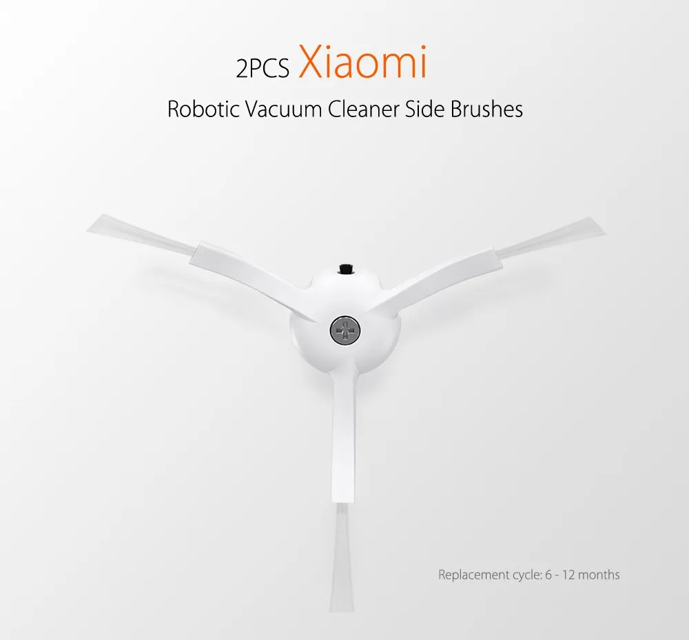 4 шт./лот боковая щетка для Xiaomi Roborock S50 S51 пылесос 1 и 2 Робот Запчасти для пылесоса комплекты не hepa фильтр