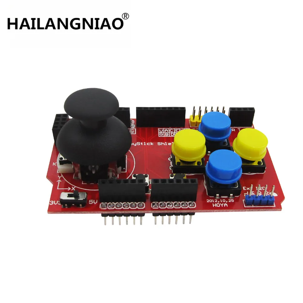 5pcs lot font b Gamepads b font JoyStick Keypad Shield for nRF24L01 Nk 5110 LCD I2C