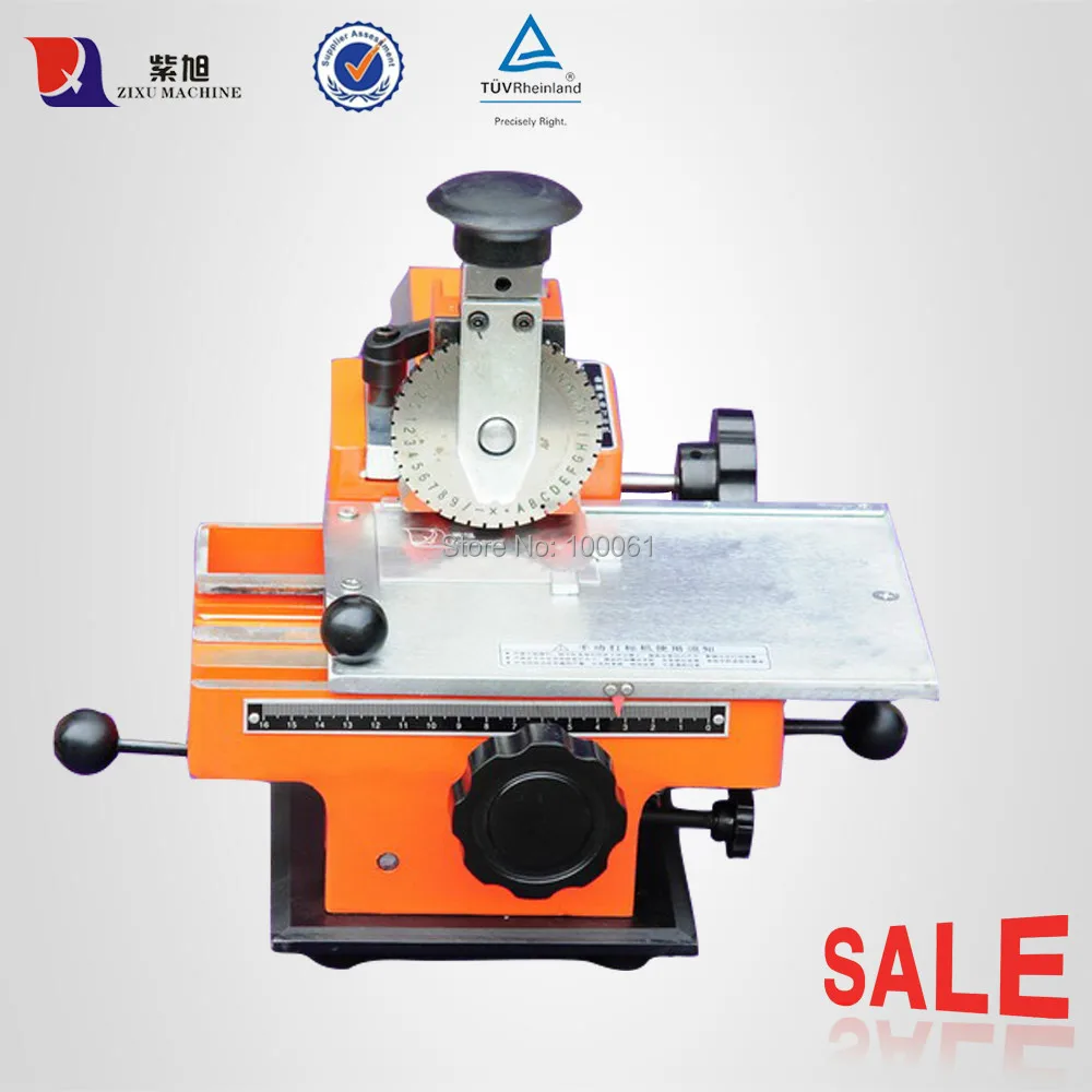 

Manual Metal Tag Letter and Number Embossing Machine
