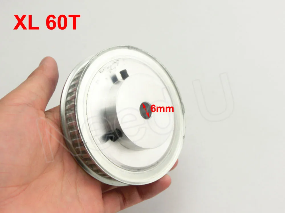Aluminum XL Type 60T 5.08mm Pitch 6mm Diameter Bore Timing Belt Pulley | Обустройство дома