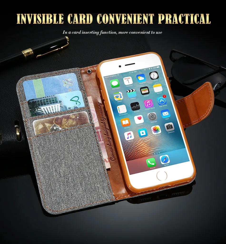 DOEESラグジュアリーウォレットフリップケースfor iPhone 6 6Sプラス7 5 5S SEケースx 8カードレザーホルダーフォンカバーfor iPhone 7 6 5 SX 10 8 
