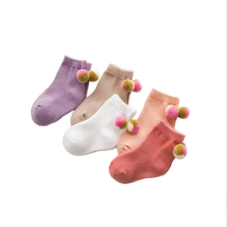 Baby Girls Winter Socks Toddler Thick Socks 5 Pack