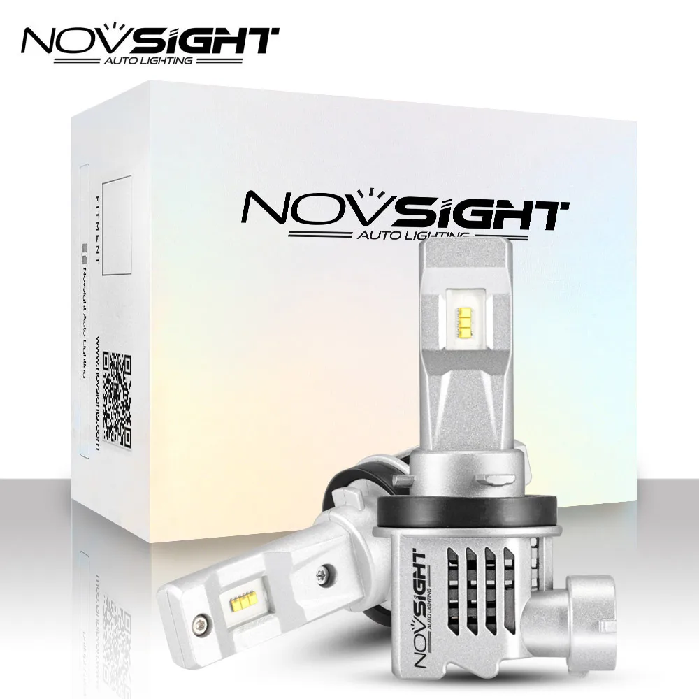 

NOVSIGHT 2Pcs Car Headlight H7 LED H4 LED Bulb H11 H8 HB3 9005 HB4 9006 55W 10000LM 6000K Fog Light 12V 24V Auto Headlamp Lamps