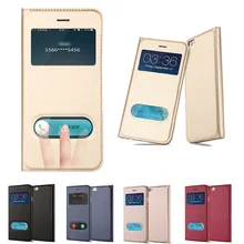 Кожаный чехол-книжка с открытым передним окошком для iphone X, XS, SE, 5S, чехол-кошелек для iphone 8, 7, 6, 6S Plus, чехол для телефона